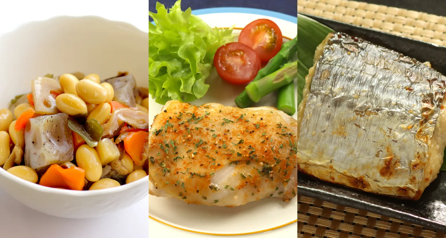【送料込み】お肉・お魚・お豆のセット