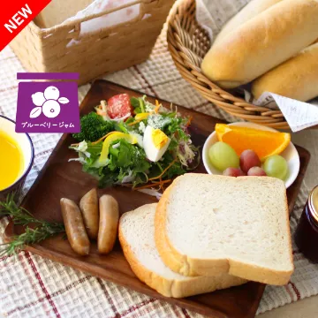 冷凍便【送料込み】玄米パン&朝食セット ﾌﾞﾙｰﾍﾞﾘｰｼﾞｬﾑ入り