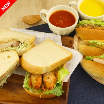 冷凍便【送料込み】玄米パンに合うスープとお惣菜セット