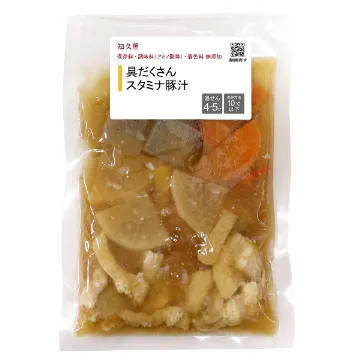 具だくさんスタミナ豚汁