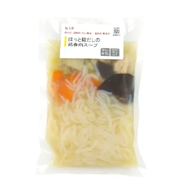 ほっと糀だしの鶏春雨スープ