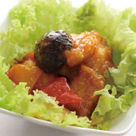 イカと野菜のチリソース