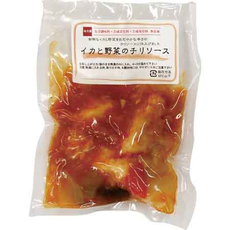 イカと野菜のチリソース