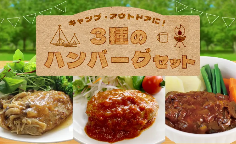 3種のハンバーグセット