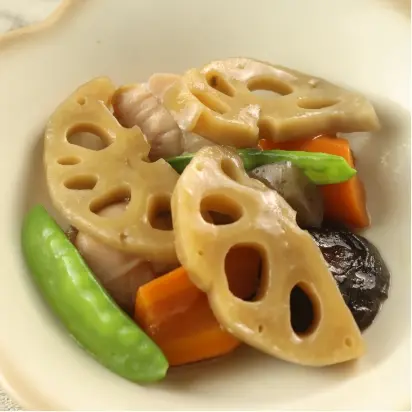 蓮根と鶏肉のうま煮
